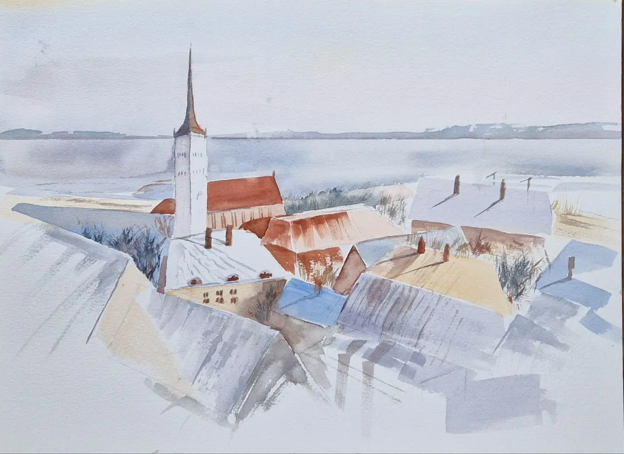 Talin. akvarel. 30x40
